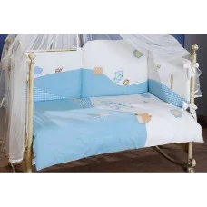 Постельный комплект Feretti Sestetto Long Dogs Blue Prestige