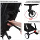 Прогулянкова коляска Bambi Yoga M 3548-2-2 Чорний горох