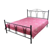 Простынь 143 * 215 бязь набивная Pink