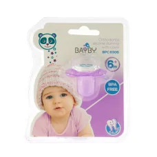Пустышка Bayby BPC6308 6м+ розовая