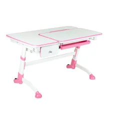 Зростаюча парта Amare with drawer Pink