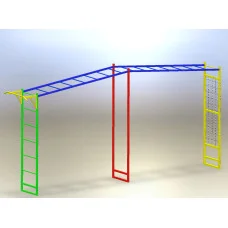 Рукоход  уличный, металлический.