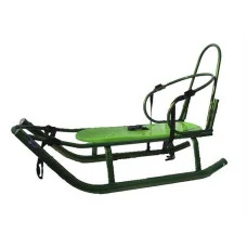 Санки Anmar Active (рег.ручка, капюшон, конверт, муфта) Зелений