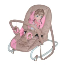 Шезлонг bertoni top relax (beige&rose princess)