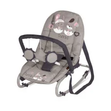 Шезлонг Bertoni TOP RELAX (с игрушкой) (beige bunnies)