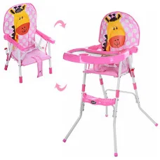 Стульчик для кормления 2 в 1 Bambi GL 217С-909 Розовый