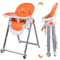 Стільчик для годування El Camino Moon M 3550-7 Помаранчевий