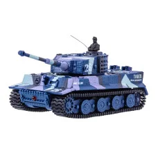 Танк мікро р/у 1:72 Tiger із звуком (хакі синій)