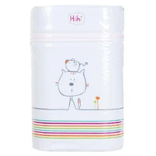 Термоконтейнер Ceba Baby Hihi 85*155*230мм*2шт бутылочки светло-бирюзовый (кот, мышь)