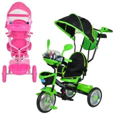 Триколісний велосипед Profi Trike M 1653 Рожевий
