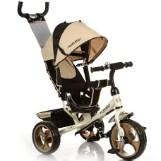 ТРИКОЛІСНИЙ ВЕЛОСИПЕД TURBO TRIKE M 3113-9 БЕЖЕВИЙ