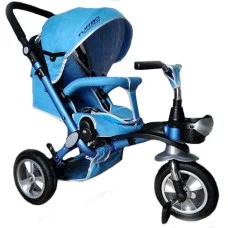Триколісний велосипед Turbo Trike M AL3645A-12 Блакитний