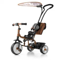 Велосипед 3х кол. M.mally boby deluxe 2015 с подножкой (brown)