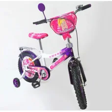 Велосипед Tilly 16" Балеринка T-21629 White/Purple