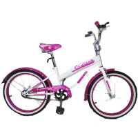 Велосипед Tilly Cruiser 20 "Біло-малиновий (T-22033)