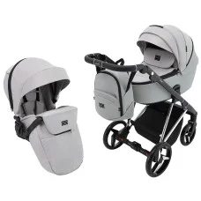 Коляска 2 в 1 Adamex Blanc Special Edidion Ps-586 серый