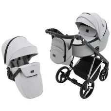 Коляска 2 в 1 Adamex Blanc Special Edidion Ps-723/k светло-серый