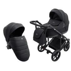 Коляска 2 в 1 Adamex Locco Lux Tk-53 черный