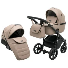 Коляска 2 в 1 Adamex Nola Eco SA-9 темный капучино