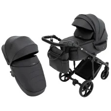 Коляска 2 в 1 Adamex Zico Eco Sa-2 чёрный
