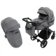 Коляска 2 в 1 Adamex Zico Eco Sa-4 тёмно-серый
