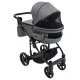 Коляска 2 в 1 Adamex Zico Eco Sa-4 тёмно-серый
