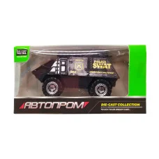 Детская металлическая машинка Автопром 7629 масштаб 1:64 S.w.a.t. Бтр