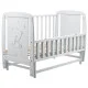 Ліжко Babyroom Умка Dumo-02 маятник, відкидний бік бук сірий