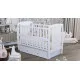 Ліжко Babyroom Умка Dumyo-3 маятник, ящик, відкидний бік бук білий
