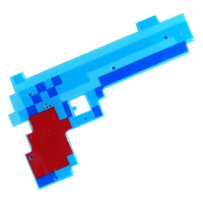Детская игрушка Пистолет музыкальный Mw2221 звук, свет Синий