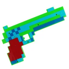 Детская игрушка Пистолет музыкальный Mw2221 звук, свет Зеленый
