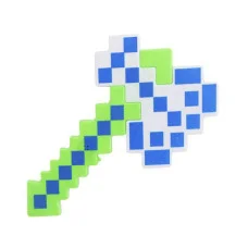 Детская игрушка топор "Minecraft" 9902 со звуками и светом Зеленый