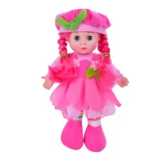 Детская Кукла Ly3011(Pink) мягконабивная 28 см, розовая