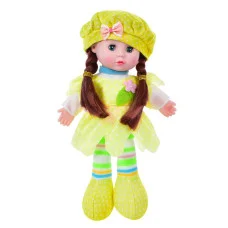 Детская Кукла Ly3011(Yellow) мягконабивная 28 см, желтая