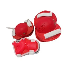 Комплект защитный детский Ms 0032-2(Red) наколенники, налокотники, запястья