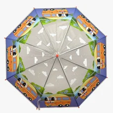Парасолька дитяча "Веселий Автобус" Mk 5232(Orange) довжина 65 см, тростина 60 см