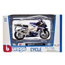 Детская модель Мотоцикла "SUZUKI Gsx-R750" Bburago 18-51030-1 масштаб 1:18