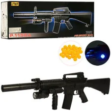 Игрушечный автомат на пульках Cyma P.1158A с лазером