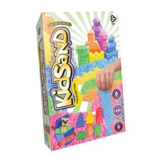 Кинетический песок "KidSand" Ks-04-10U-15U коробка 1000 гр Вид 2