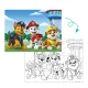 Детские Пазлы 2 в 1 Paw Patrol "Гонщик, Маршал и Кремез" Dodo 200160 30 элементов