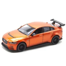 Машинка инерционная "Jaguar Xe Sv Project 8" Kt5416W масштаб 1:36 Оранжевый