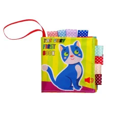Развивающая мягкая книга "Котик Мяу- Мяу " 823444, 8 рисунков