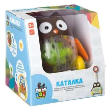 Детская игрушечная каталка 1601ABC с подсветкой Сова