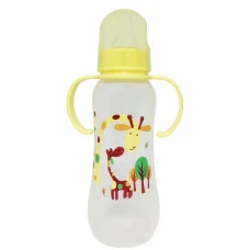 Бутылочка пластиковая с ручками Mgz-0207(Yellow) 250 мл