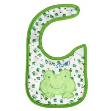 Слюнявчик тканевый "Frog" Mgz-0614-3 на липучке