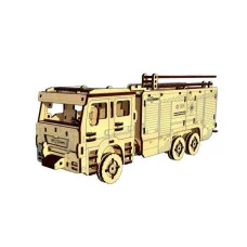 Деревянный конструктор "Пожарная машина" Pazly Upz-008 206 деталей