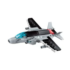 Конструктор Qman 1418Q-1-8 военный транспорт 74-101 деталь Боевой самолёт Ночной ястреб