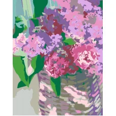 Картина по номерам. Rosa „Нежные гиацинты“ N00013294, 35х45 см
