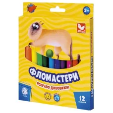 Фломастеры конические 314110003-UA 12 цветов без запаха