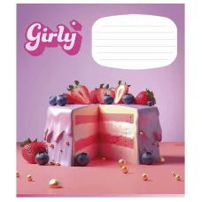 Тетрадь ученическая "Girly" 024-3330L-1 в линию, 24 листов